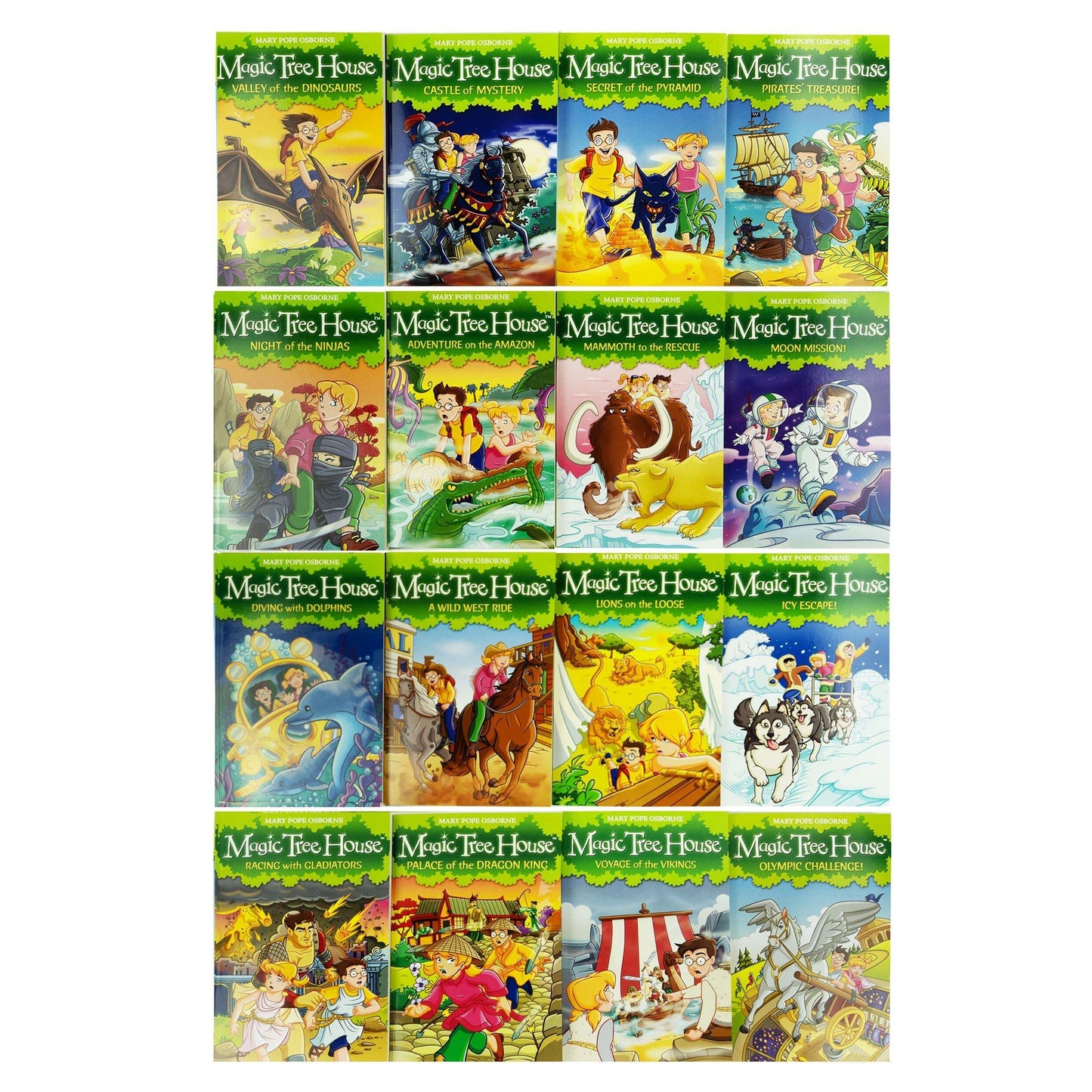 Magic Tree House Collection By Mary Pope Osborne 16 Books Set - Ages 5-7 - Paperback