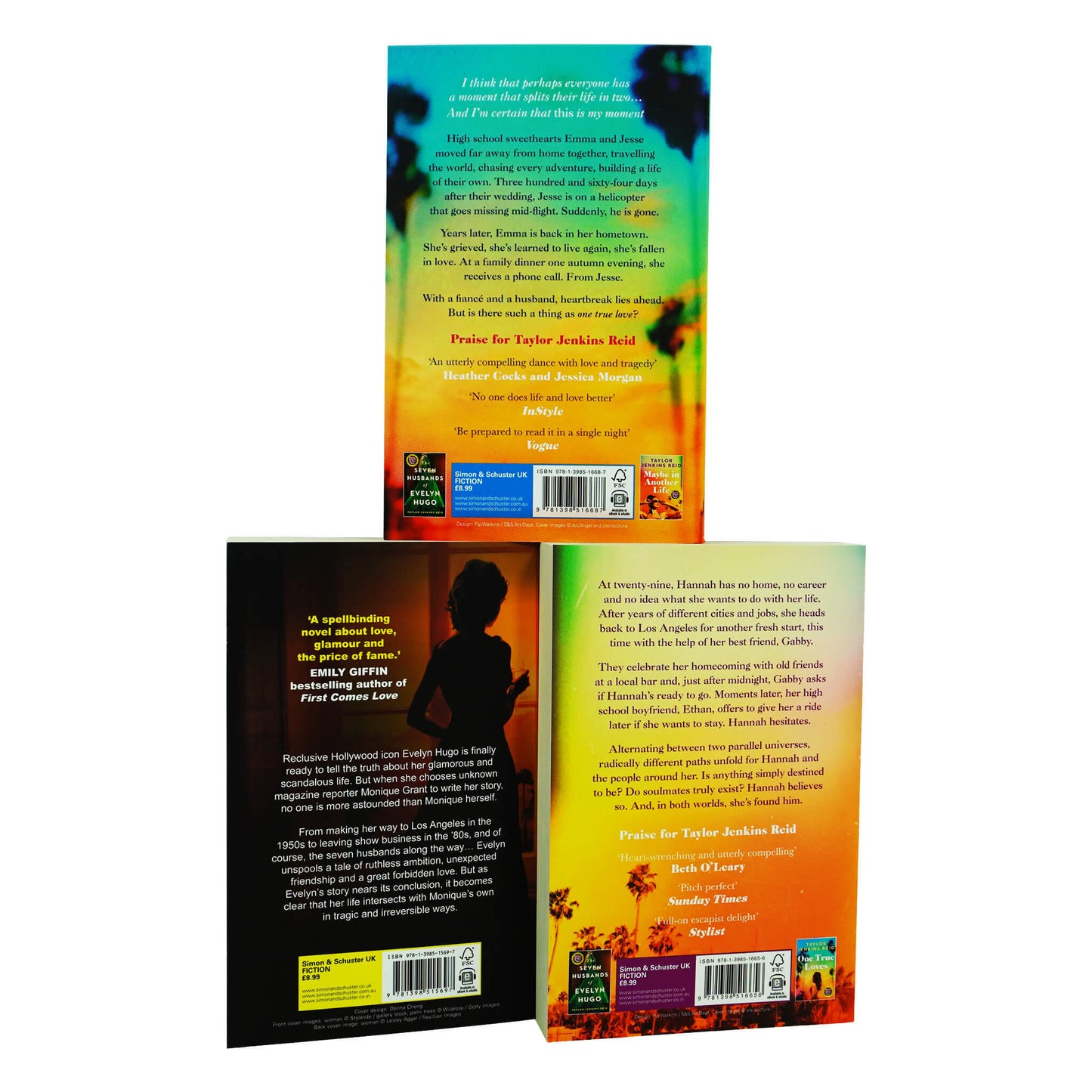 The Seven Husbands of Evelyn Hugo by Taylor Jenkins Reid 3 Books Collection Set - Fiction - Paperback
