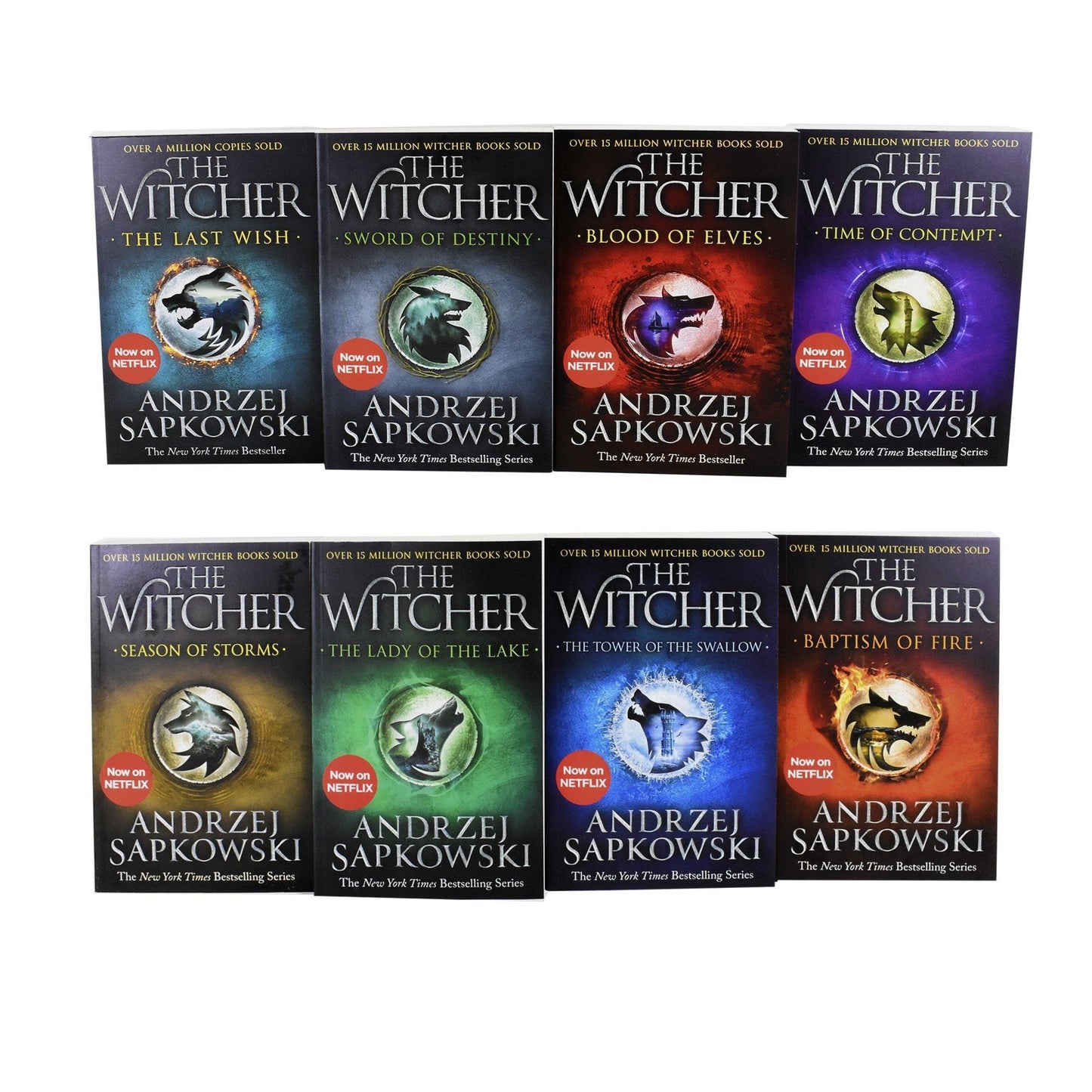 The Witcher Complete Series By Andrzej Sapkowski 8 Books Box Set Collection - Fiction - Paperback