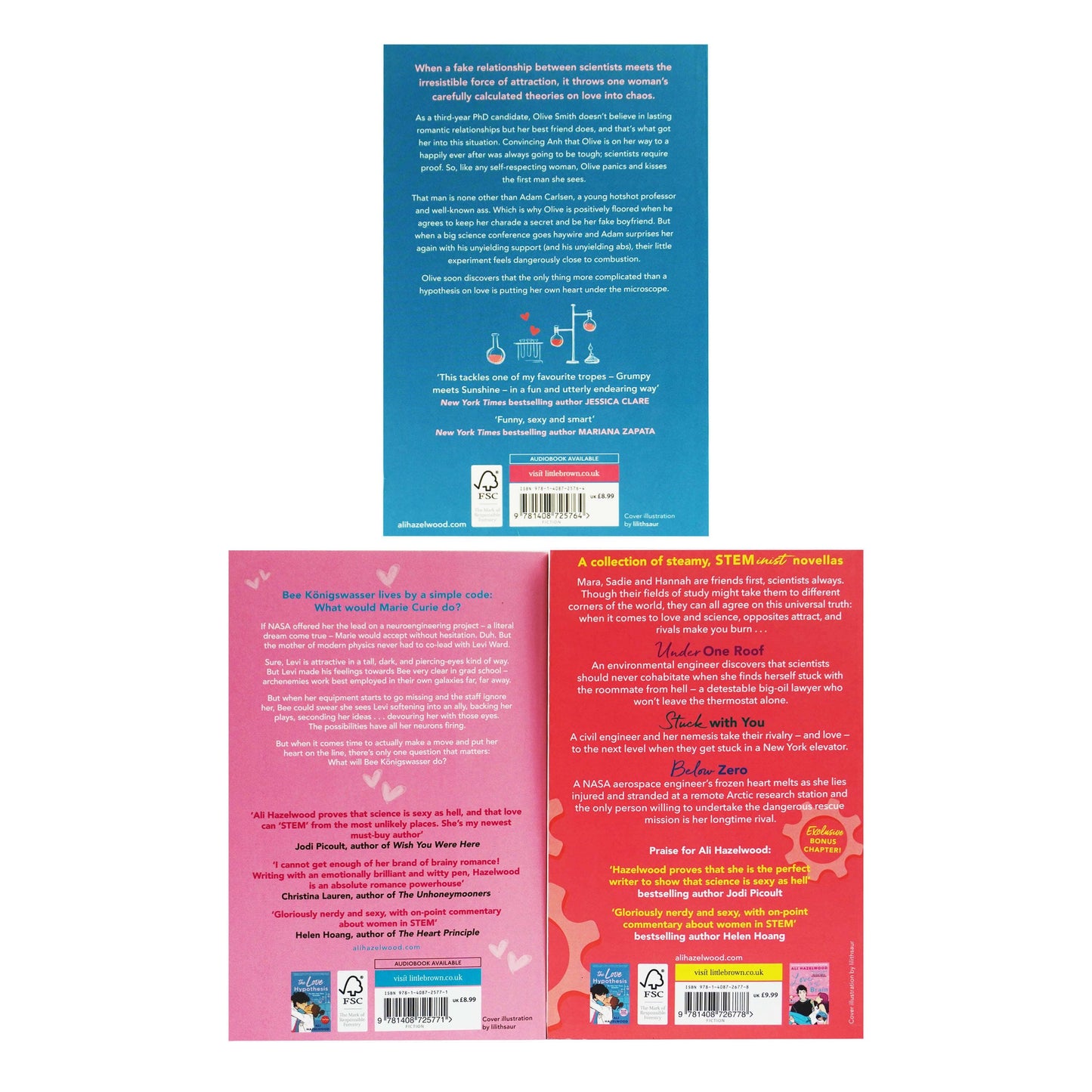The Love Hypothesis Collection 3 Books Set by Ali Hazelwood  - Fiction - Paperback