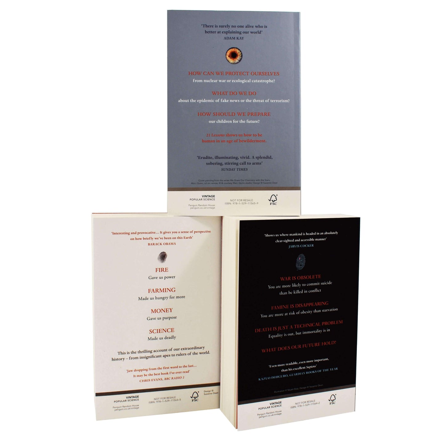 Yuval Noah Harari 3 Books Set Collection - Non-Fiction - Paperback