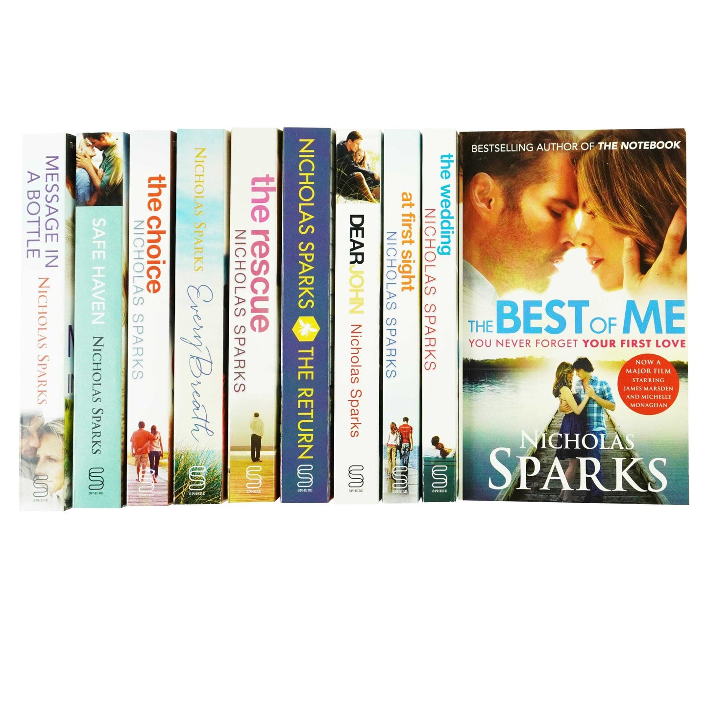 Nicholas Sparks 10 Books Collection Set - Fiction - Paperback