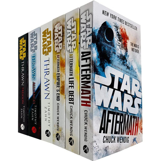 Star Wars: Thrawn & Aftermath Trilogies 6 Books Collection Set  ̈C Fiction - Paperback