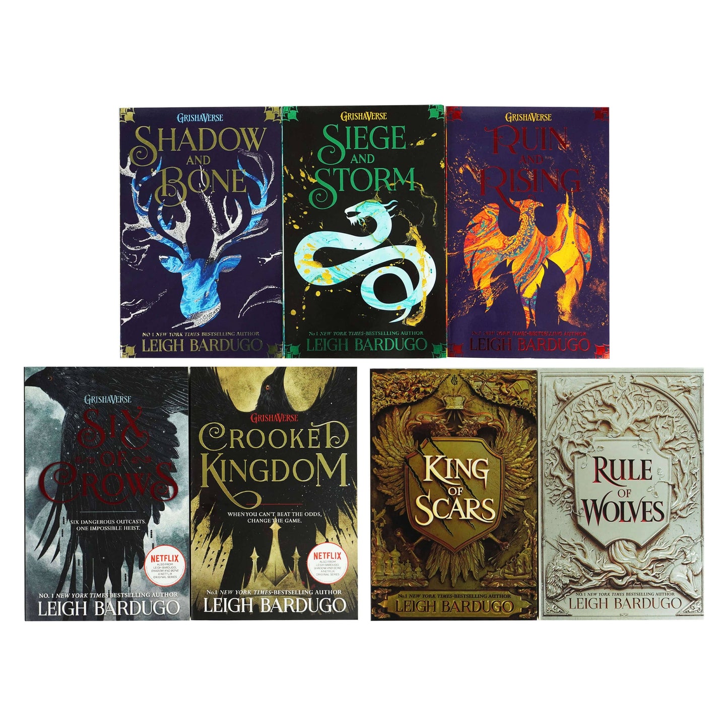 Shadow and Bone: Grishaverse by Leigh Bardugo 7 Books Collection Set - Ages 13+ - Paperback