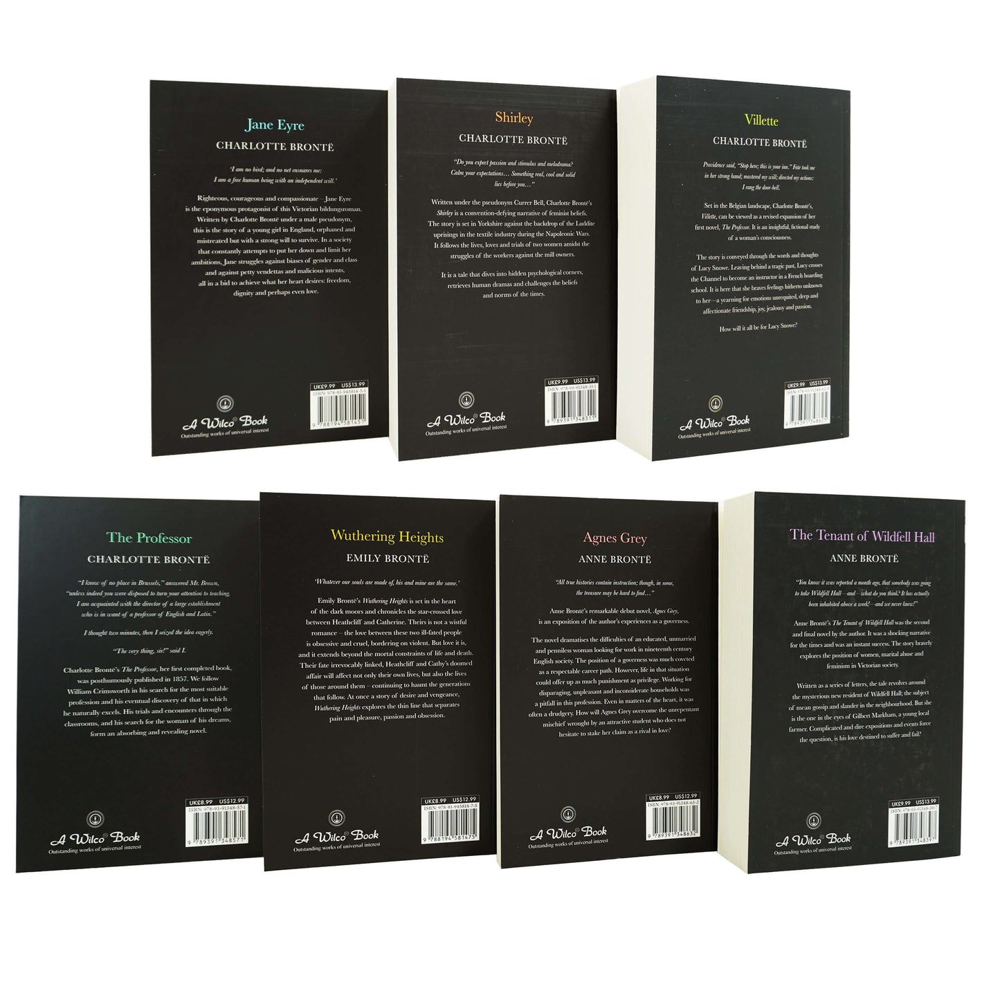 The Complete Bront? Sisters Collection 7 Books Box Set by Charlotte, Emily & Anne Bront? - Fiction - Paperback