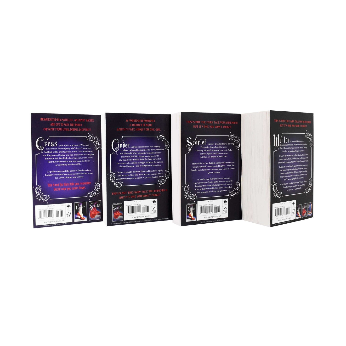 Marissa Meyer Lunar Chronicles Series Collection 4 Books Set - Ages 9+ - Paperback
