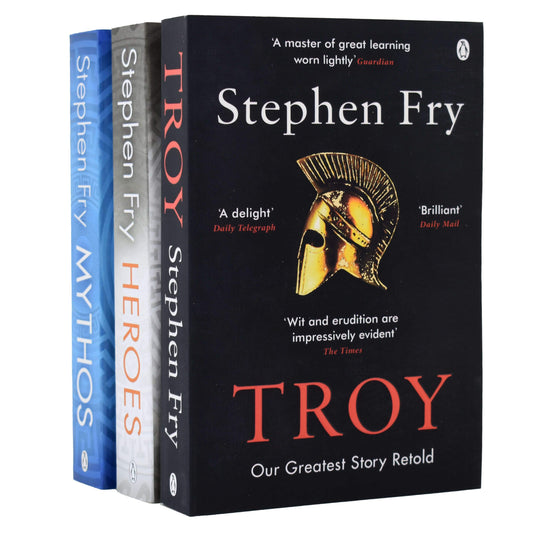 Stephen Fry Greek Myths Series 3 Books Collection Set - Fiction - Paperback