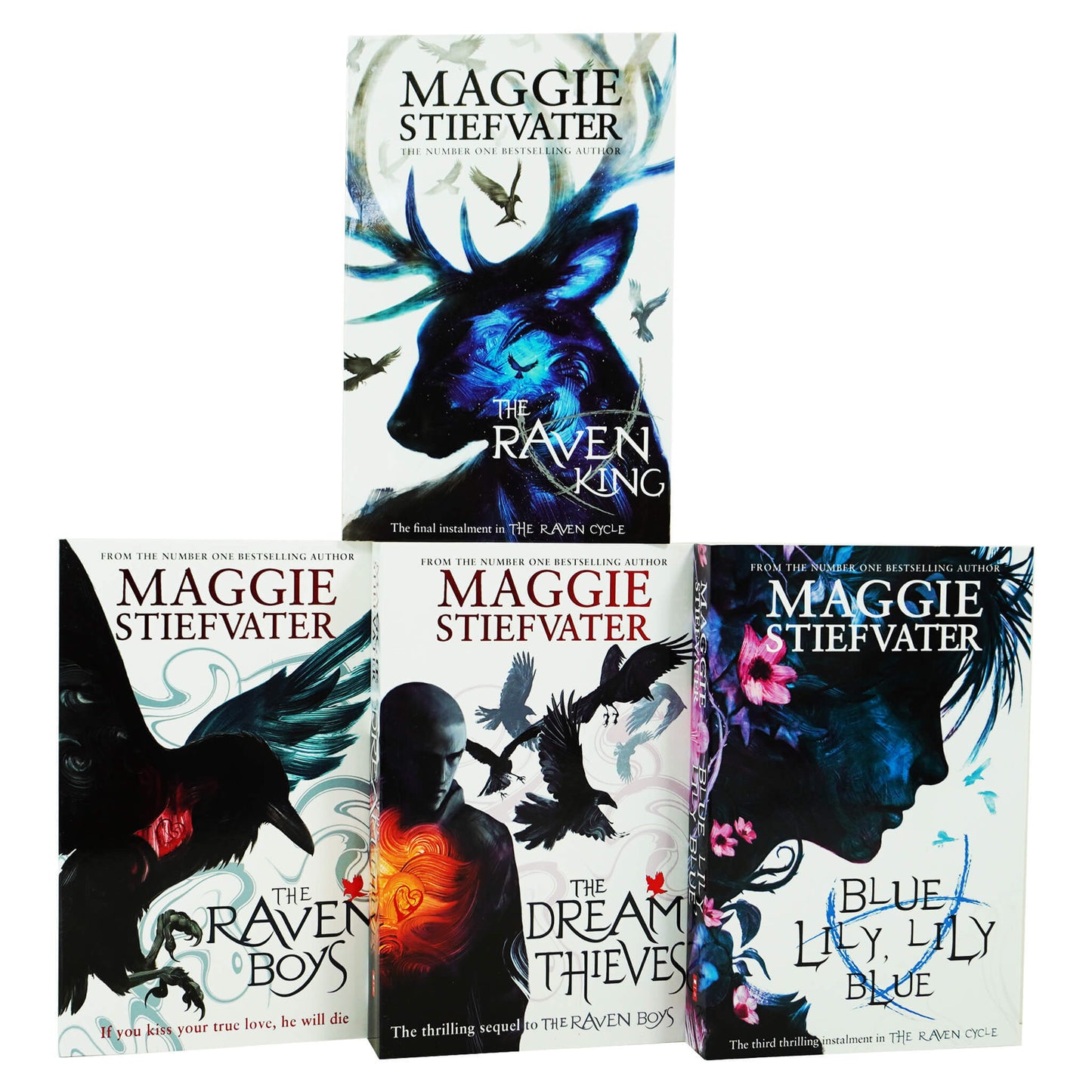 The Raven Cycle Series 4 Books Collection Box Set by Maggie Stiefvater - Ages 13+ - Paperback