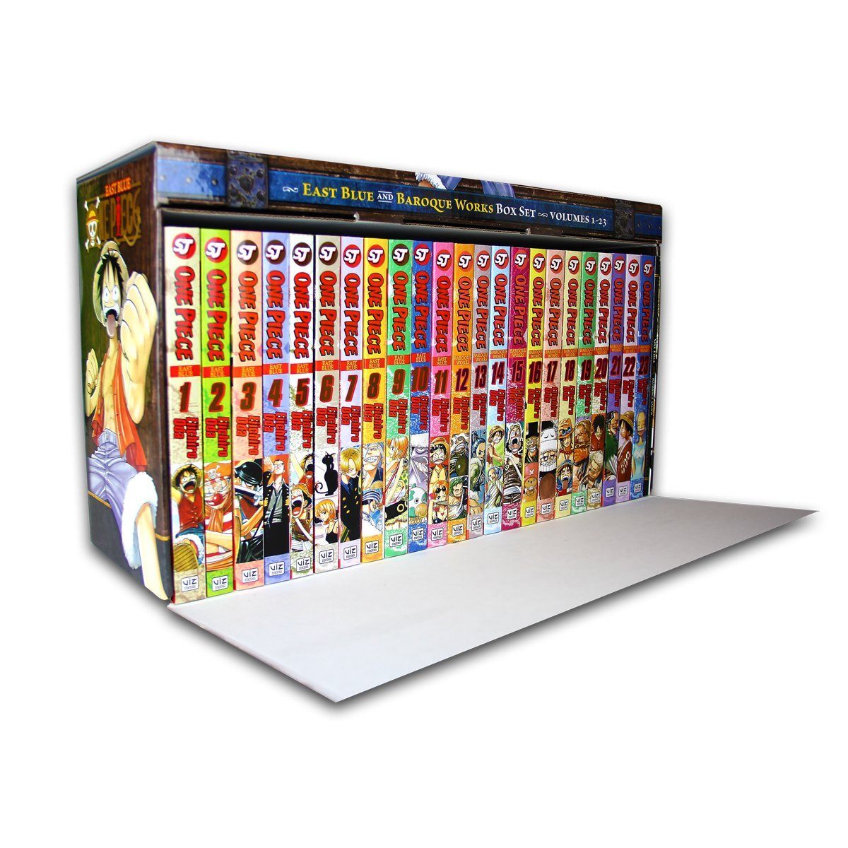 One Piece by Eiichiro Oda Box Set 1: East Blue and Baroque Works Vol. 1-23 23 Books - Ages 14+ - Paperback