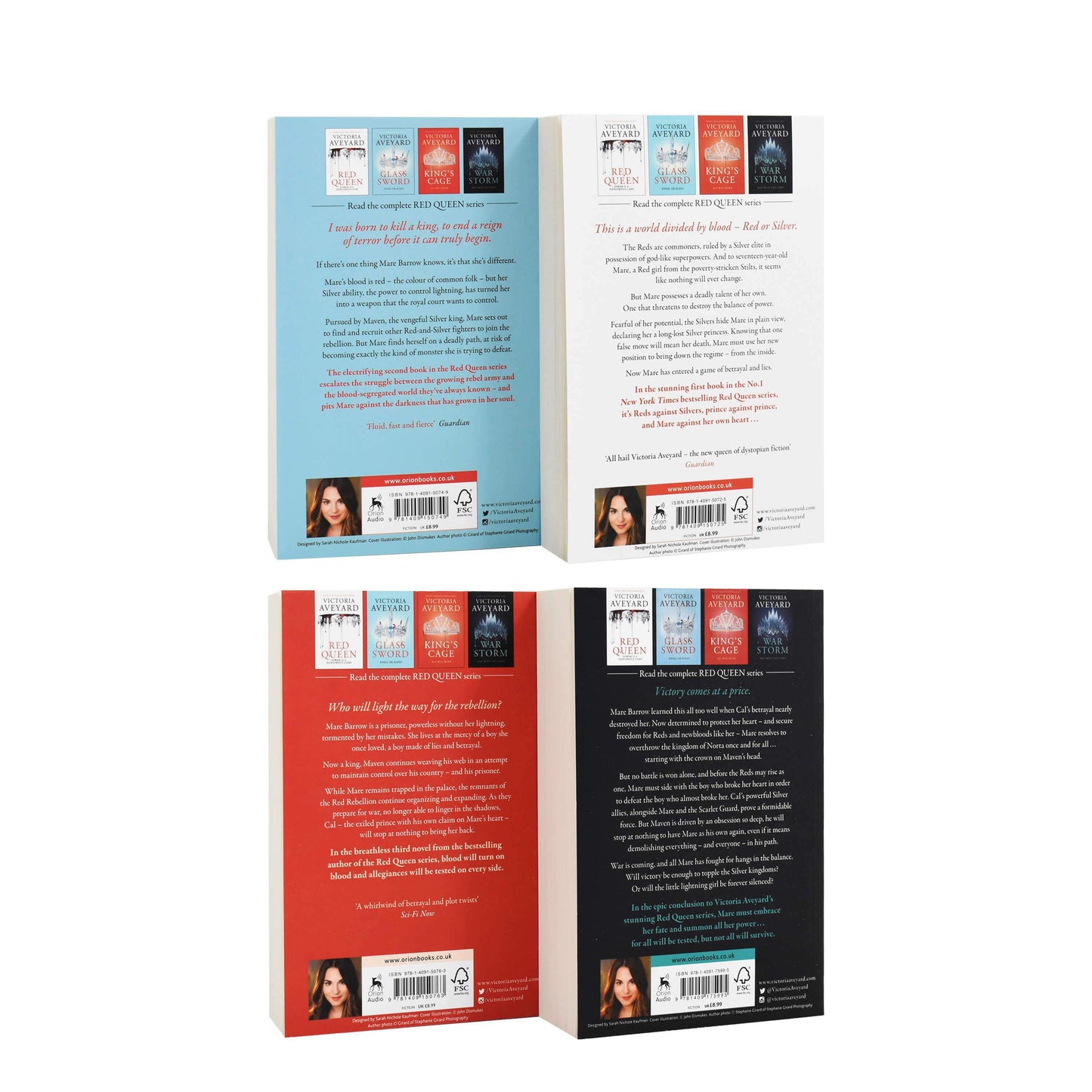 Victoria Aveyard Red Queen 4 Books by Victoria Aveyard - Young Adult - Paperback