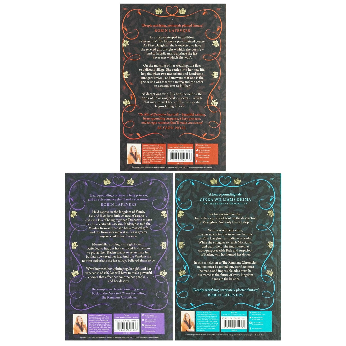 The Remnant Chronicles Series by Mary E. Pearson: 3 Books Collection Set - Fiction - Paperback