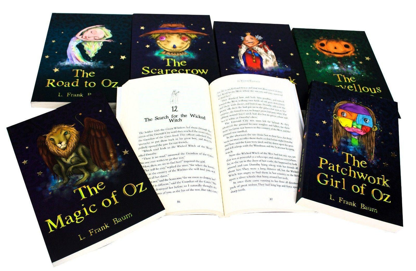 The Wizard of Oz Collection by L. Frank Baum 15 Books Box Set - Ages 9-14 - Paperback