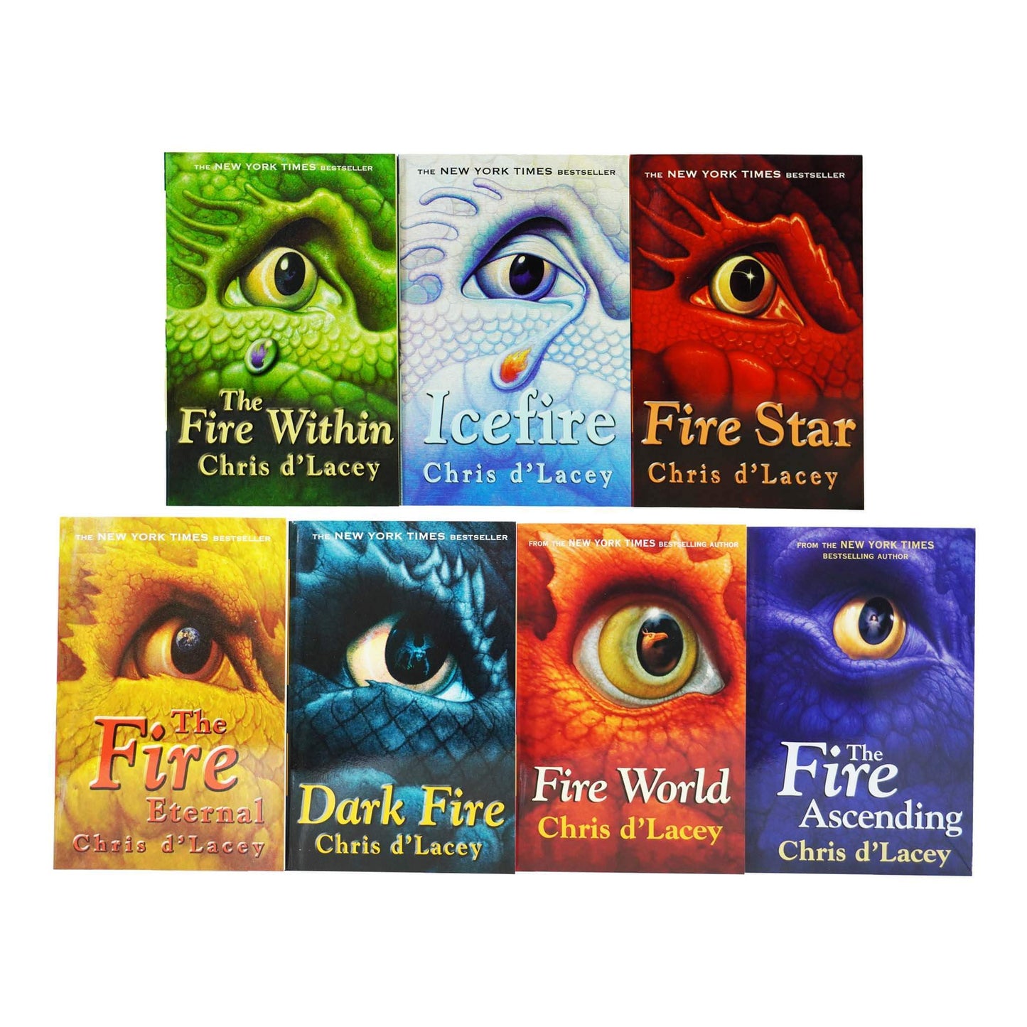 The Last Dragon Chronicles: The Complete Collection by Chris d'Lacey 7 Book Box Set - Ages 6-12 - Paperback