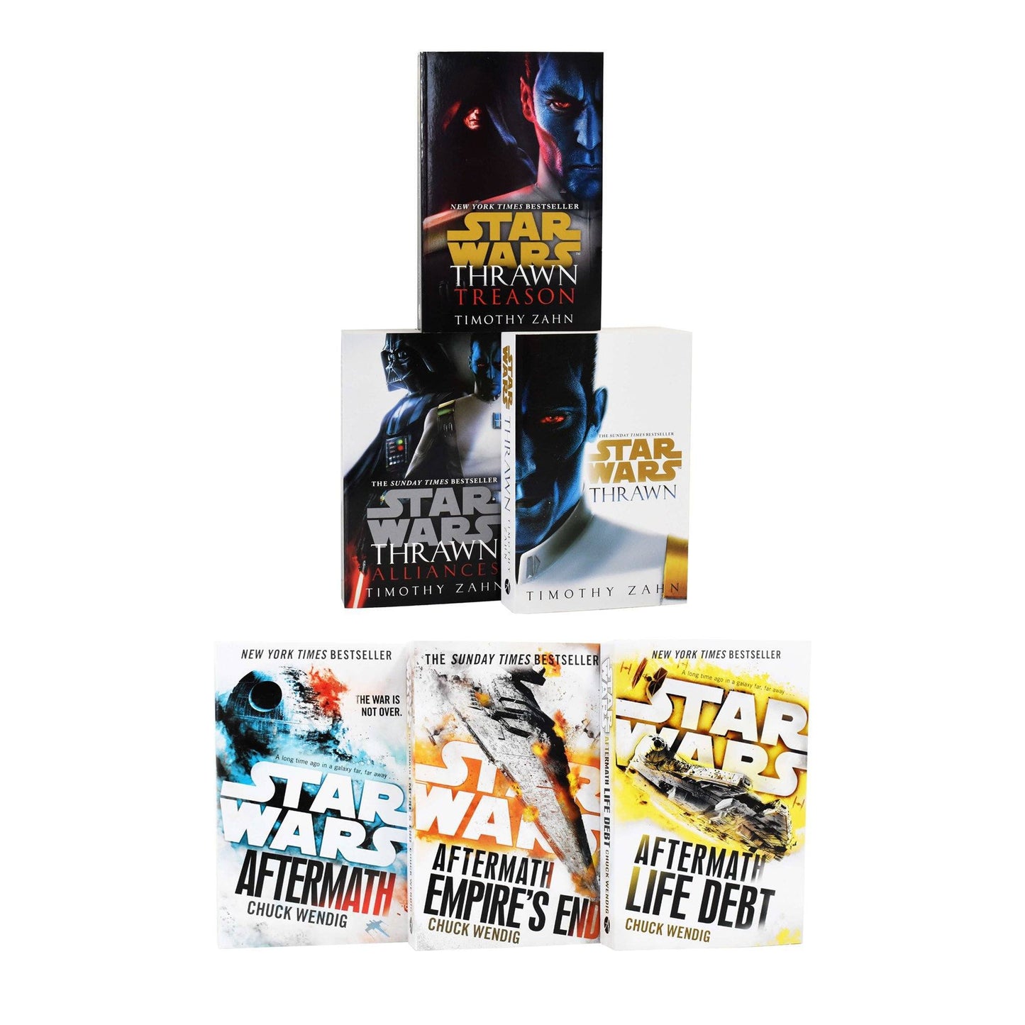 Star Wars: Thrawn & Aftermath Trilogies 6 Books Collection Set  ̈C Fiction - Paperback