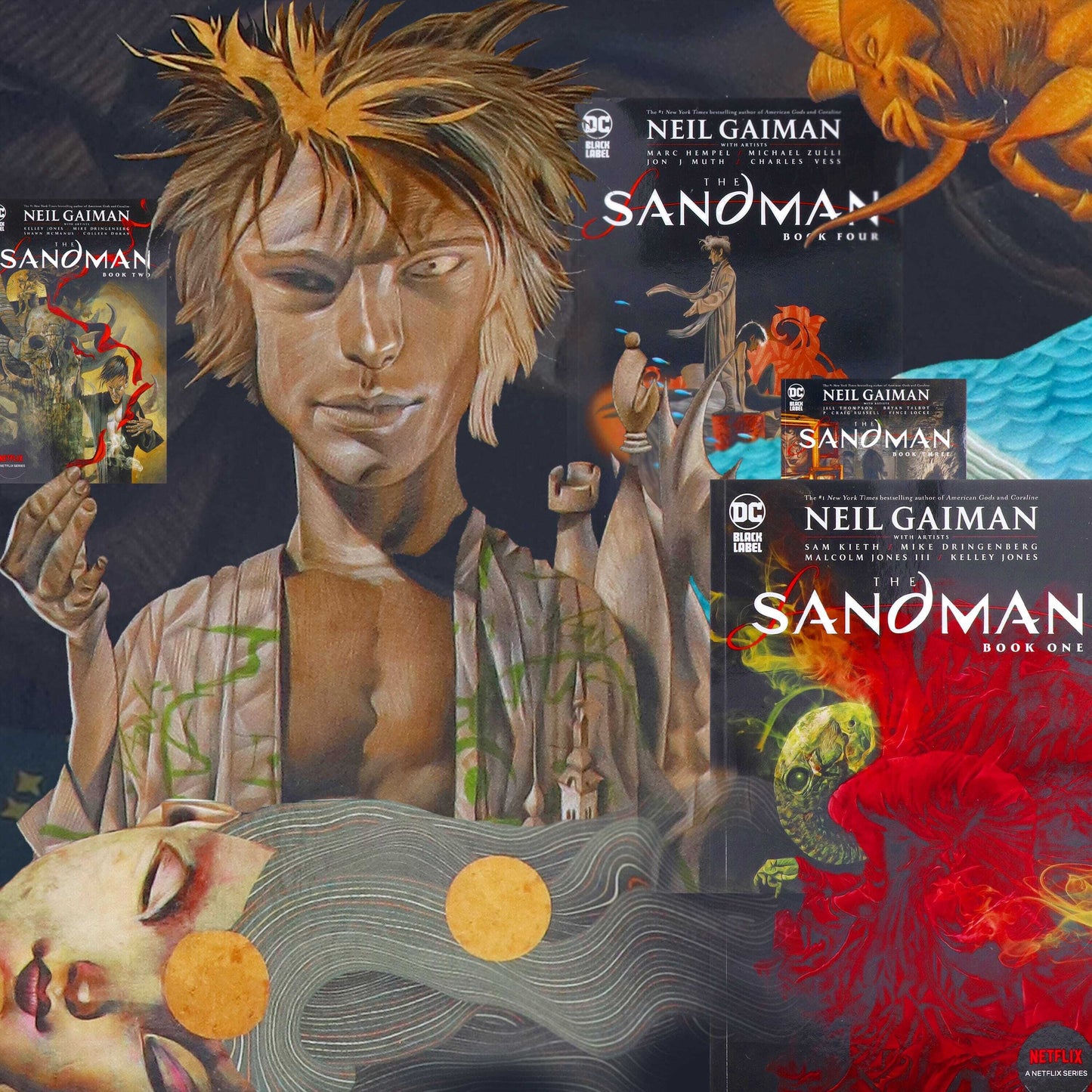 The Sandman Complete Collection by Neil Gaiman & Others 4 Books Set - Age 17+ - Paperback