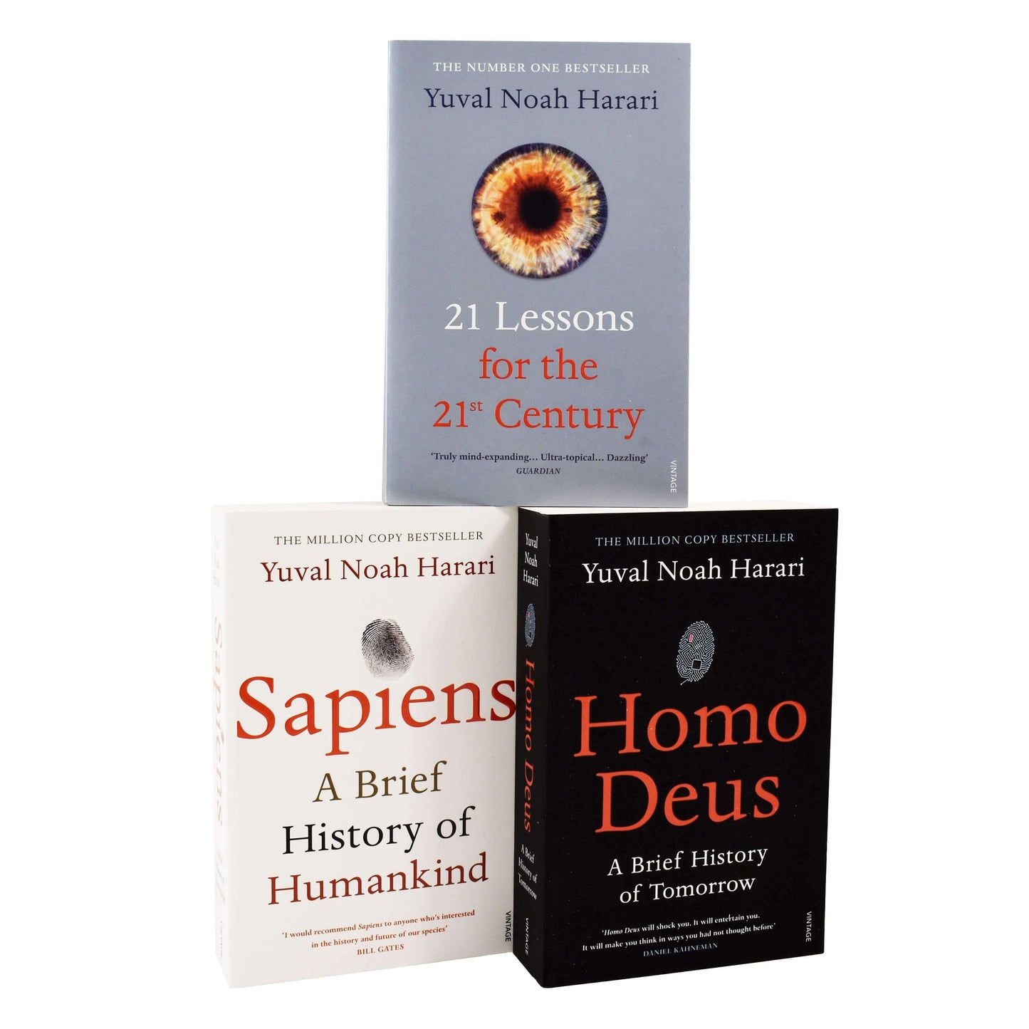 Yuval Noah Harari 3 Books Set Collection - Non-Fiction - Paperback